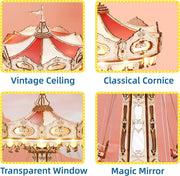 Magic Amusement Park Swing Ride 3D Wooden Puzzles