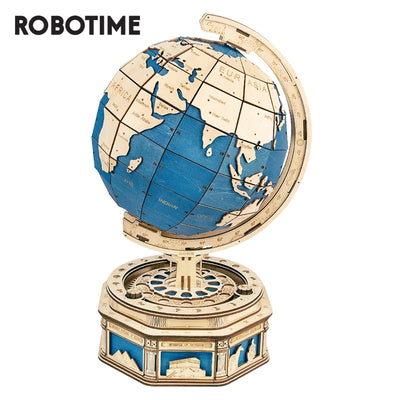 Globe Earth 567pcs 3D Wooden Puzzle