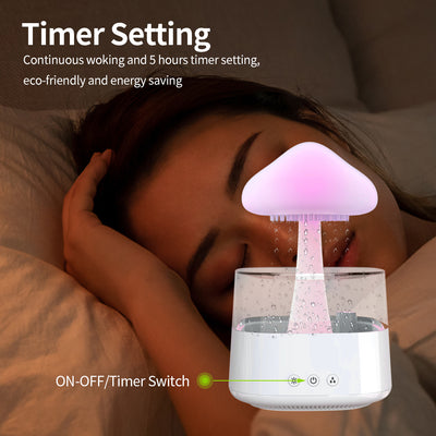 WholesaleRain Cloud Humidifier Water Drip Mushroom Rain Cloud Diffuser