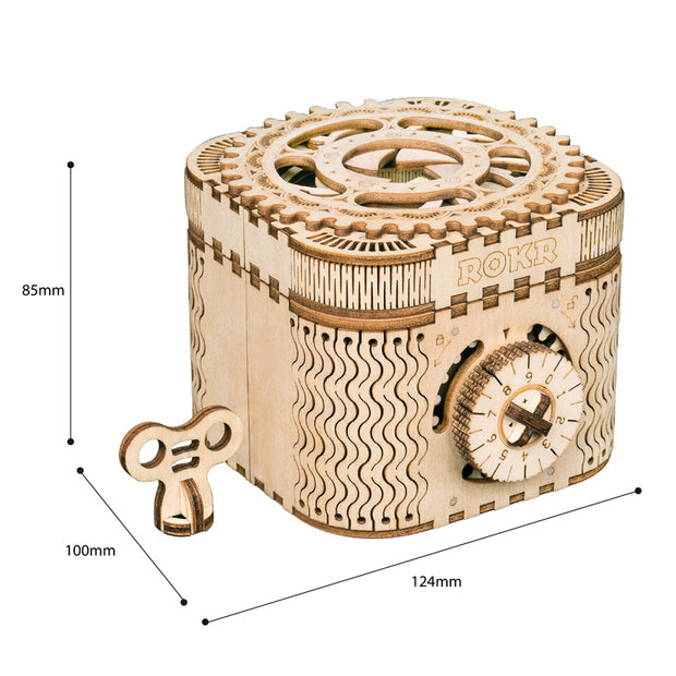 Treasure Box Creative 3D Wooden Puzzle Game