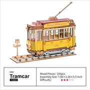 Rolife Vintage Car Model 3D Wooden Puzzle